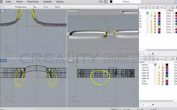 3D打印機(jī)專屬定制眼鏡框